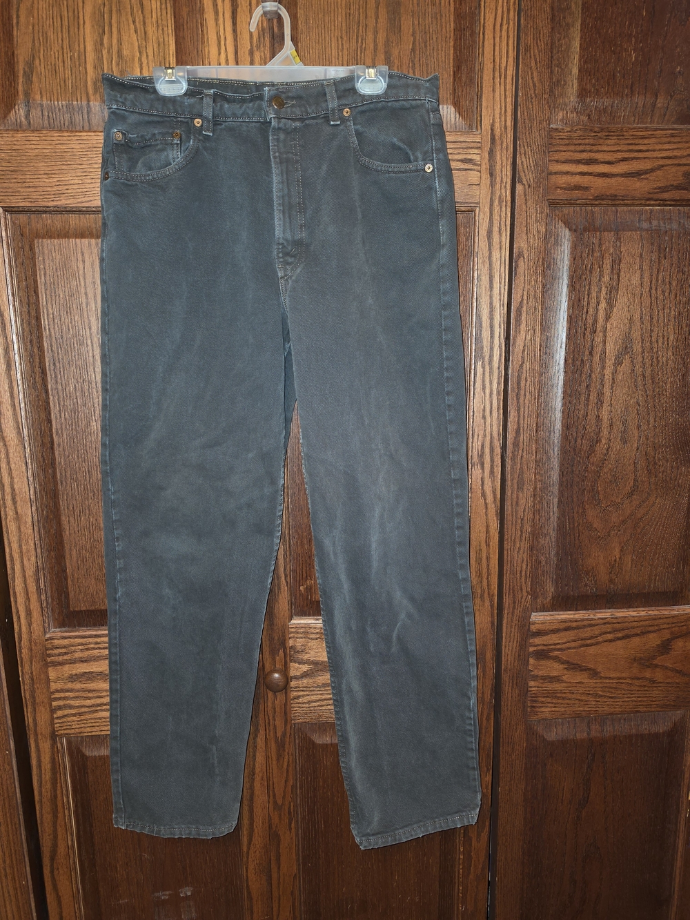 Levi's 555 Vintage 1998 Men's Relaxed Jeans - Charcoal